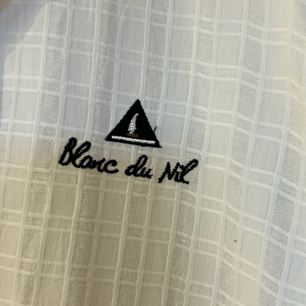 Blanc du Nil White Textured Shirt